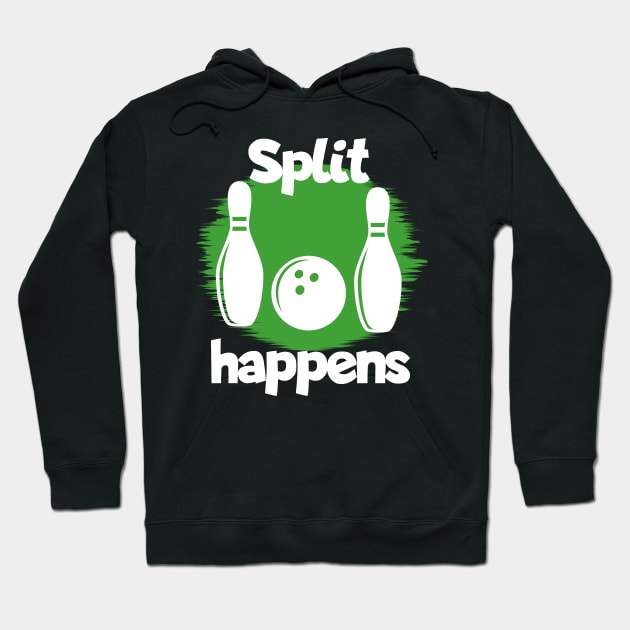 Bowling split happens Hoodie by maxcode